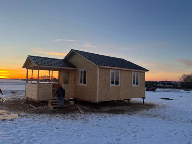 Дачный домик 6×6 м — фото