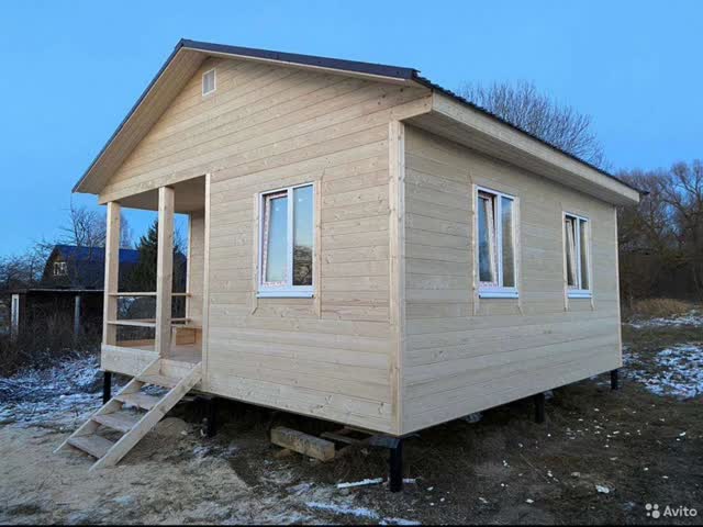 Дачный домик 6×6 м — фото